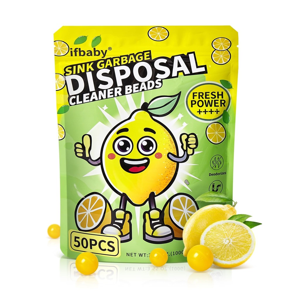 50 Count Garbage Disposal Cleaner and Deodorizer – Sink Odor Eliminator, New …