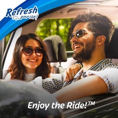 Refresh Your Car! RMD277-6AME Sweet Berry/Fresh Linen Mini Car Diffuser 0.1 oz.