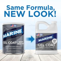 Gel Coat White with Wax and MEKP Catalyst for Boats and Fiberglass Repair