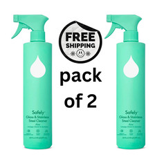 Safely Glass & Stainless Steel Cleaner – Rise 20 oz (pack of 2)