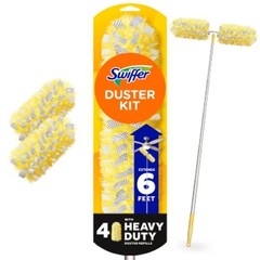 Swiffer Dusters Heavy Duty Super Extendable Handle Dusting Kit – 5pc
