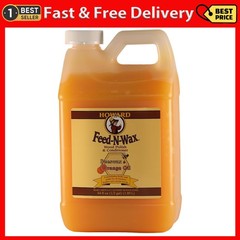 Howard Feed-n-wax Wood Polish And Conditioner, 64-Ounce