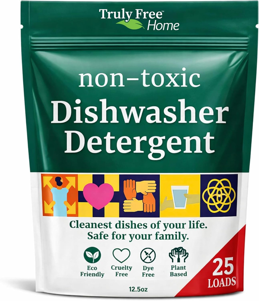 Truly Free Dishwasher Detergent Powder | Natural Dish Detergent, Dishwasher Soap