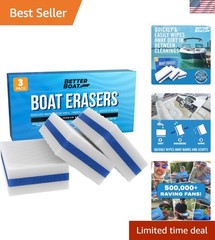 The Boat Erasers – 3 Pack, Effortlessly Remove Scuff Marks & Grime