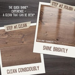 Quick Shine Hardwood Floor Care System 27 oz 2 Pk Clean & Restore Premium Combo