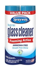 Sprayway Glass Shine Cleaner, 23oz Cans, Fresh Scent, 2-Pack, BRAND NEW