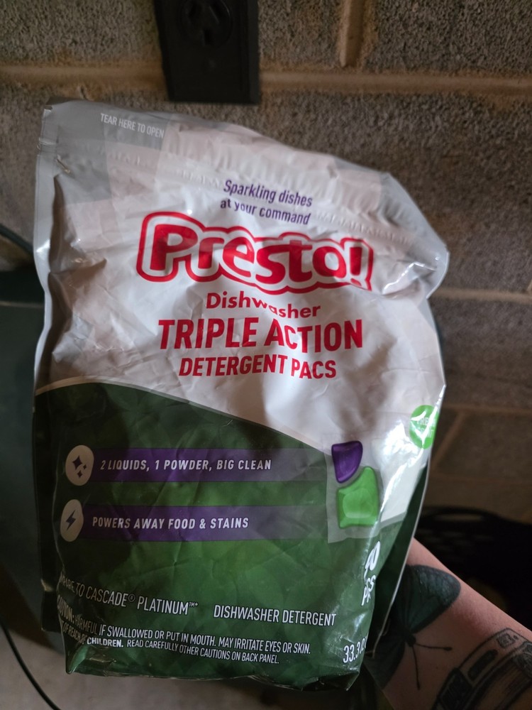 Preston Triple Action Dishwasher Detergent Packs 90 count