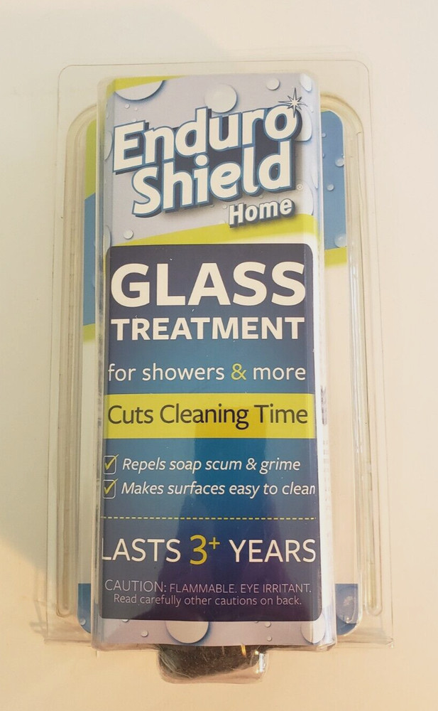 Enduro Shield Home Glass Treatment for Showers and More Lasts 3 Years New Sealed