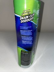 Green Gobbler Drain Clog Dissolver Pipe Opener Cleaner Remover 31oz