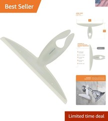 White 44037 Clip on Silicone Squeegee, 10-1/8″ x 1-1/4″ x 6-3/4″ h