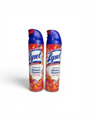 2 x Lysol Brand New Day Mango Hibiscus Scent Shower Foamer 19oz EA