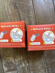 NeverScrub Refill Cartridge 2 Pack Automatic Toilet Cleaner NEW