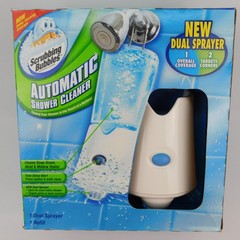 Scrubbing Bubbles Automatic Shower Cleaner Sealed One Button Dual Spray NEW