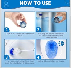 Toilet Bowl Cleaner Tablets, Automatic Toilet Tank Cleaner for Deodorizing & …