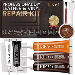 Brown Leather Repair Kit, Faux Leather Chair & Couch Repair Color: No.02 Brown