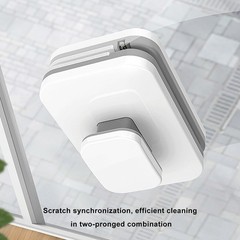 Magnetic Window Cleaner Sturdy Tool For Use Gray 15x10cm Premium