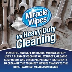 Gentle 90 Count Coconut Cleaning Wipes for Deep Cleaning Kitchens & Bathrooms
