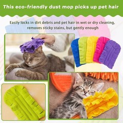 40-Pc Reusable Fleece Duster Refills – Dark Color