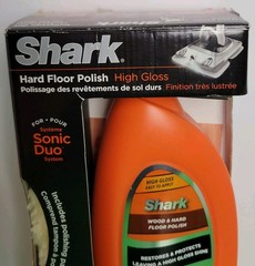 Shark Sonic DUO Wood & Hard Floor High Gloss Polish 28oz With Polishing Pad