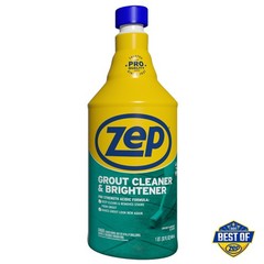 Zep Grout Cleaner and Brightener – 32 oz (Case of 12) ZU104632 – Make Grout Look