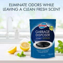 Glisten Garbage Disposer Cleaner and Freshener with Foaming Action, Helps Remove
