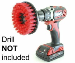 Tile Grout Power Scrubber Electric Drills Brush Rotary Round Tub Cleaner