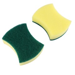 6-72PCS Multi-Purpose Double-Faced Sponge Scou Pads Dish Washing Scrub Sponge