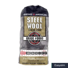 Steel Wool Pads #0000 Super Fine Grade 12 Pack Polishing Finishing