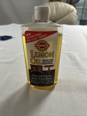 Vtg Hope’s Lemon Oil Furniture Treatment 16 oz Non-toxic Solvent Free 90% Full