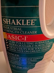 Shaklee Basic-I Industrial Strength Cleaner Concentrated Formula 75% FULL Discon