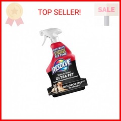 Resolve Ultra Pet Carpet Cleaner Spray – for Removal of Pet Stains & Odors, 32oz