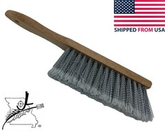 7″ Bench Hand Brush Shop Workshop Dust Car Home 14″ Overall Wood Handle Syntheti