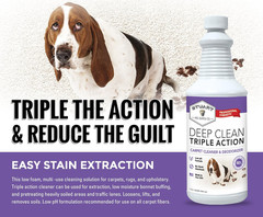Professional Strength Deep Clean (Gal.) 3X Carpet Cleaner Solution & Deodorizer
