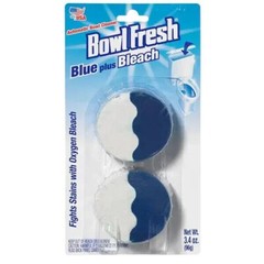 Fresh 1.7 oz. Blue-Bleach Mountain Fresh Bi-Colored Automatic Bowl Cleaners