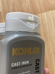 KOHLER K-23725-NA Cast Iron Cleaner, for Kitchen and Bathroom (2) – 8 Oz Bottles