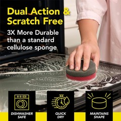 Weiman Heavy Duty Stove and Oven Cleaner 3 Piece Total Clean Kit, For Baked on G