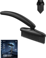 New Grout Cleaner Brush with Rotating Handle, for Tile Floors, Shower, V Shape