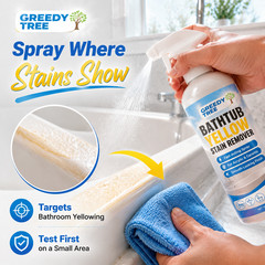 Toilet And Sink Yellow Stain Cleaner Spray For Bathroom Touch Ups