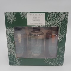 Sand + Fog FRAZIER FIR Kitchen Essentials 3 Piece Gift Set 10 Oz. Each Soap/Spra