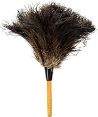Mini Ostrich Feather Duster 14″ Handheld Reusable Cleaning Tool