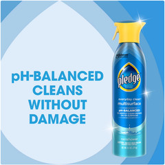 Pledge pH-Balanced Multisurface Spray, Rainshower Scent, 9.7oz – Pack of 3 – NEW