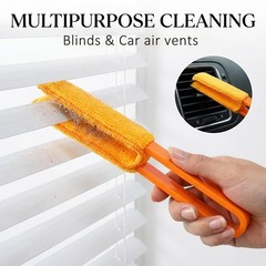 4 Pack Microfiber Blinds Duster, 4 Removable and Washable Sleeves, Cleaner fo…