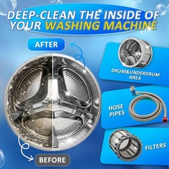 Uproot Clean Washing Machine Cleaner Tablets – 24 Pack for a 12 Month Supply. Fo