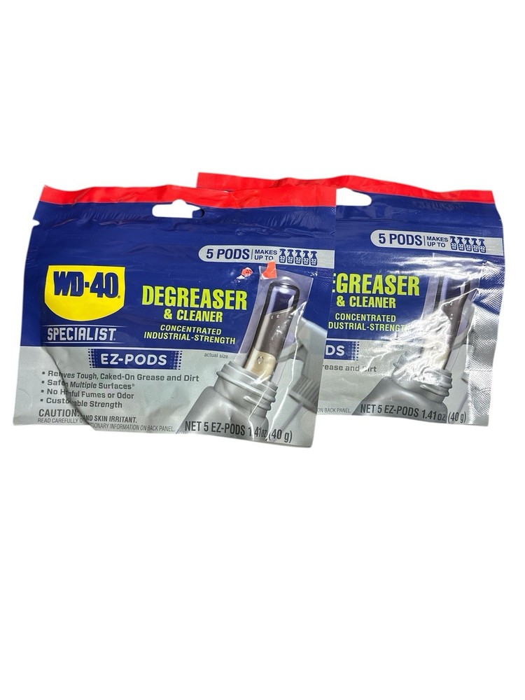 WD-40 Specialist Degreaser and Cleaner EZ-PODS, Industrial-Strength 2x 5 PACKS