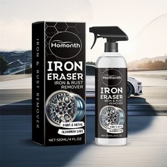 Iron Eraser Rust Remover Spray, Car Wheel Paint Brake Dust Fast Cleaner 120ML US