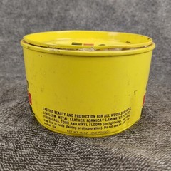 SC Johnson Paste Wax 16oz Metal Can (16oz current weight) 1982 Orig. Formula