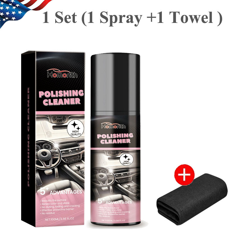 Car Interior Cleaner, Vehicle Interior Polish | Interior Detailer Spray-2025 NEW