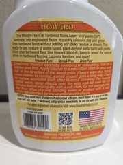 Howard’s WOOD-N-FLOORS HARDWOOD FLOOR CLEANER, 32 oz – USA Made