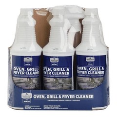 3 PK Restaurant Commercial Oven, Grill and Fryer Cleaner 32 oz. Free Shipping