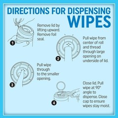 Gentle 90 Count Coconut Cleaning Wipes for Deep Cleaning Kitchens & Bathrooms